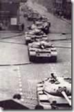 Tanks on streets