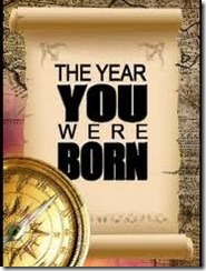 The year you were born
