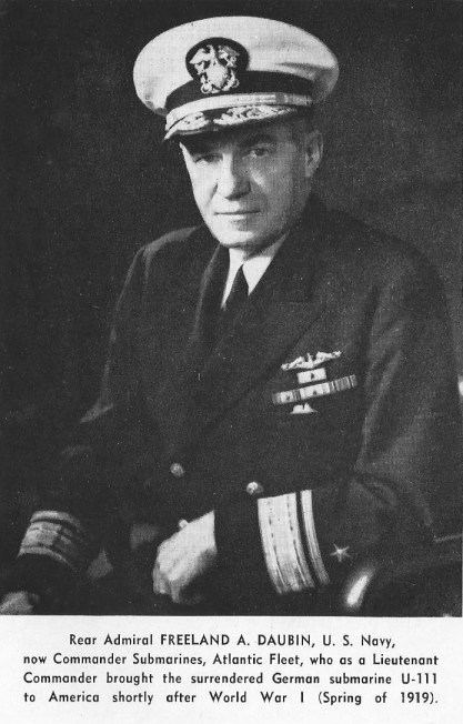 Freeland Daubin, RADM