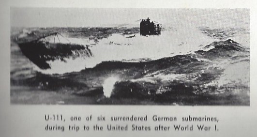 U 111 on the surface